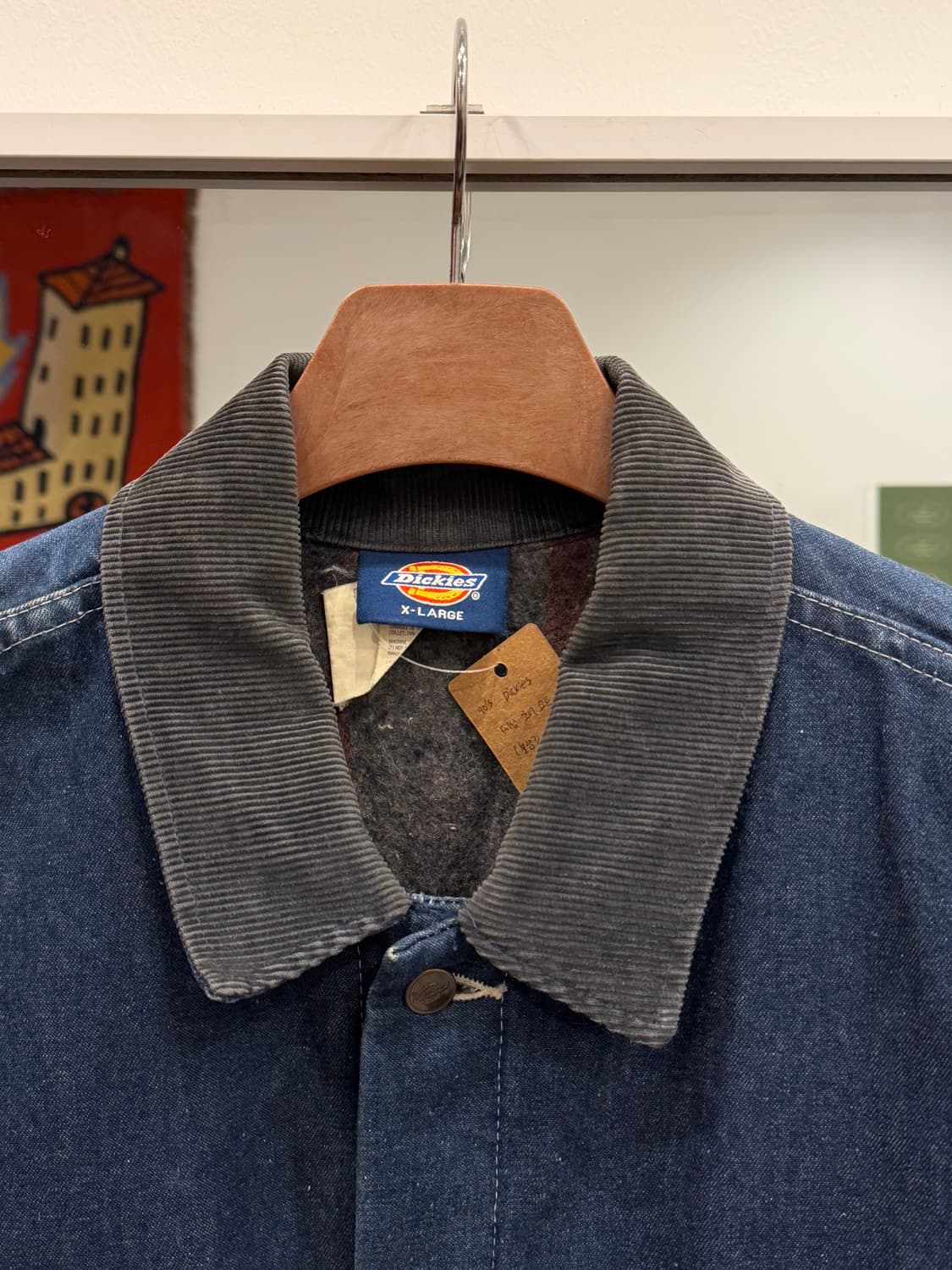 90s Dickies 디키즈 데님 초어 코트 워크 자켓 상품이미지3