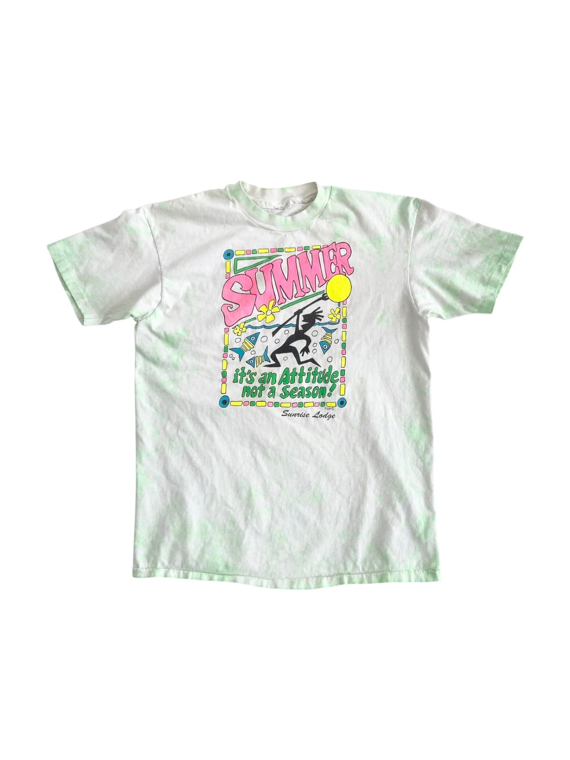 선라이즈 롯지 'Summer it's an Attitude' 반팔티셔츠 상품이미지1