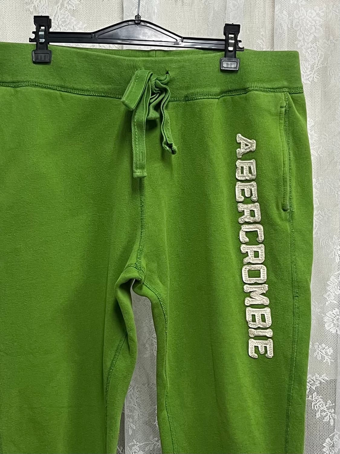 XL) 아베크롬비 스웻팬츠 트레이닝 바지 그린 상품이미지3