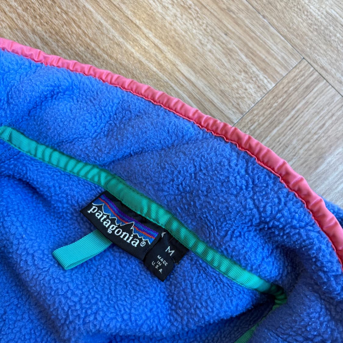 90s 미제 파타고니아 신칠라 스냅 티 플리스 풀오버 상품이미지4