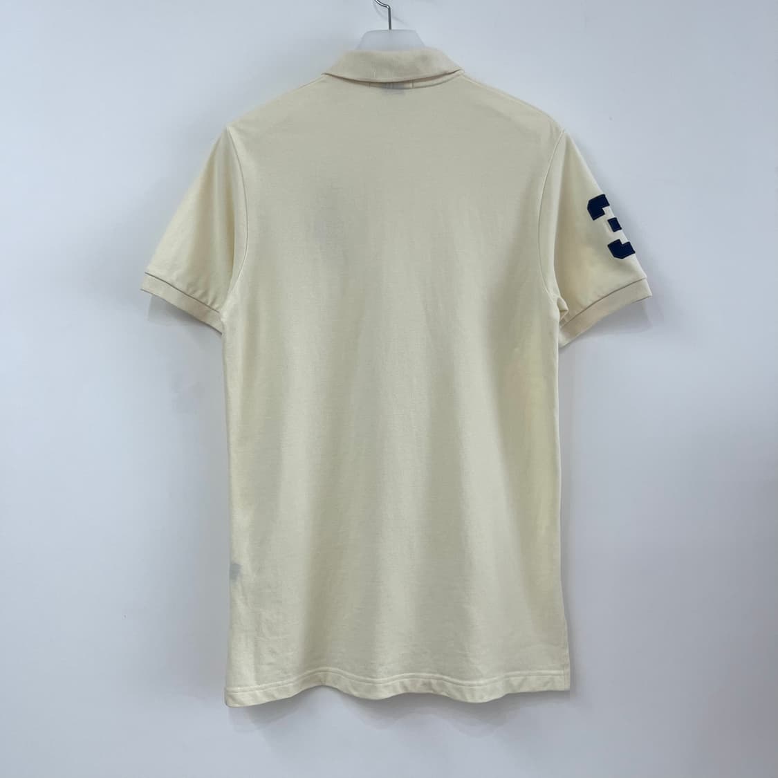 폴로 랄프로렌 빅포니 아이보리 카라 반팔 티셔츠 상품이미지3