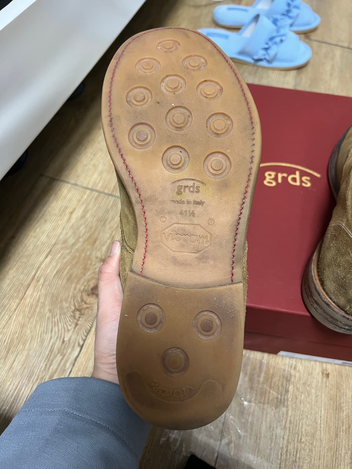 택포23) 그라더스 grds 부츠02 올리브드랩 265 상품이미지4