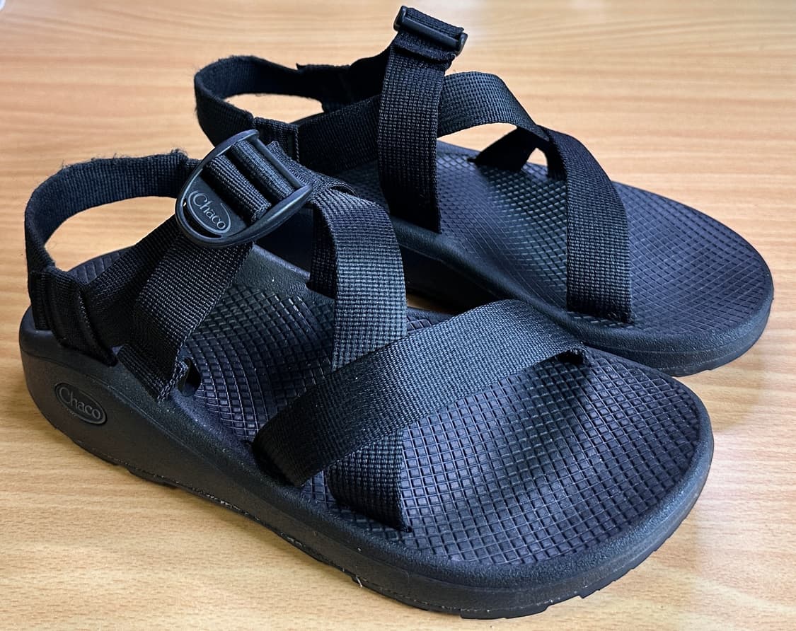 차코(Chaco) Z1 클래식 아웃도어 샌들 - 블랙 상품이미지3