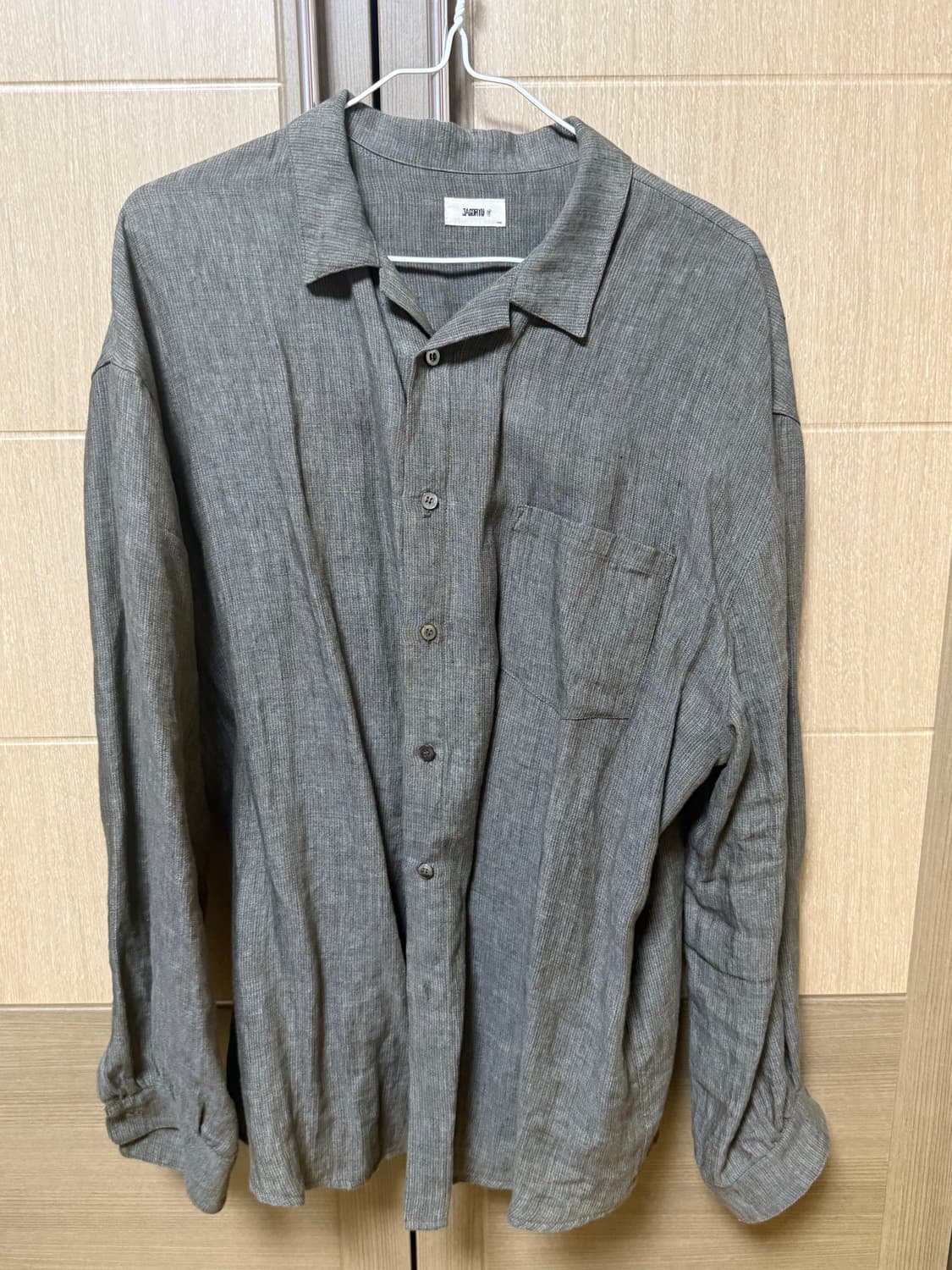 [1]마이라이브라리X자고류 린넨셔츠 상품이미지1