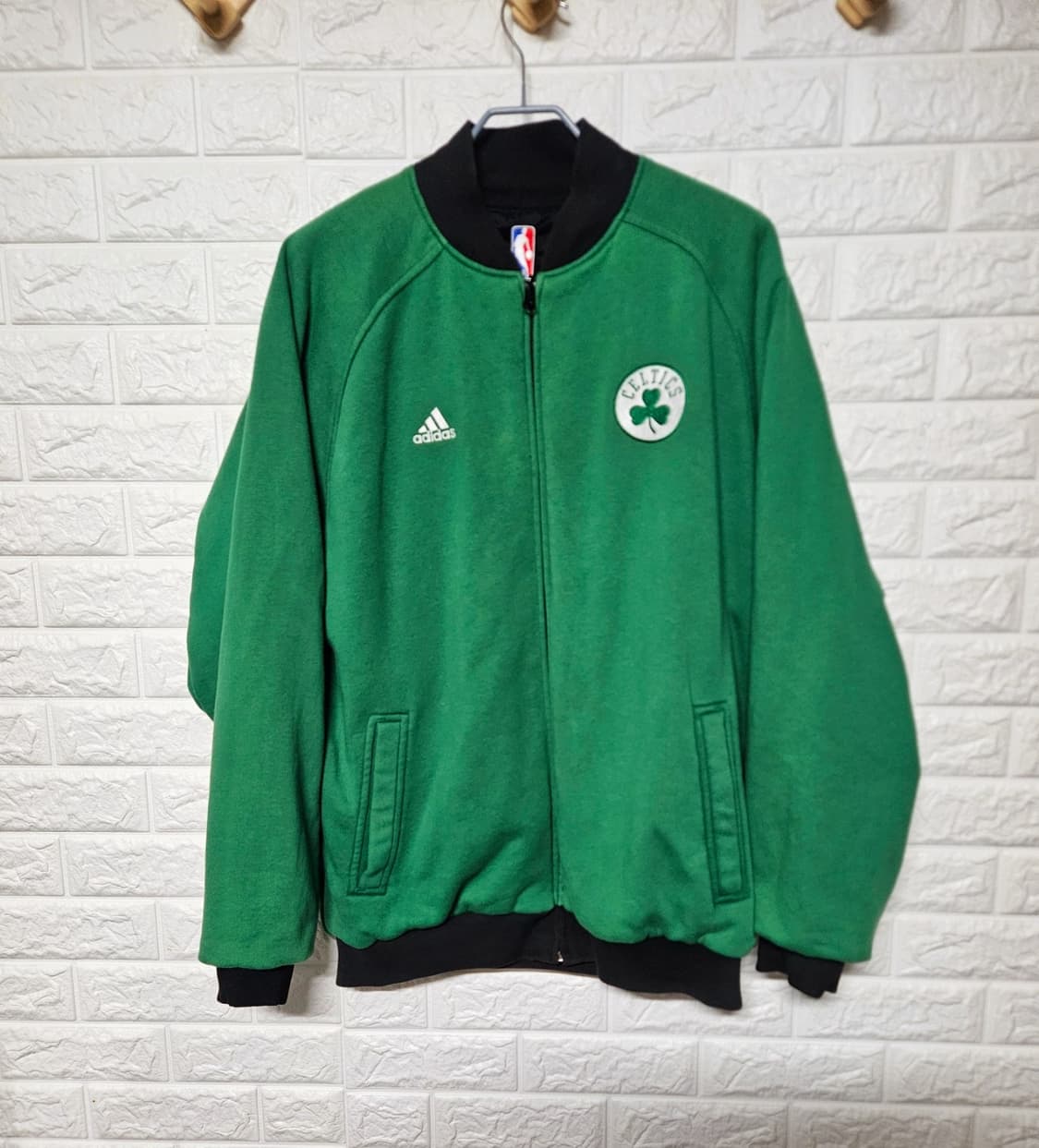 [100] 아디다스 빈티지 NBA 보스톤셀틱스 리버서블 자켓 상품이미지4