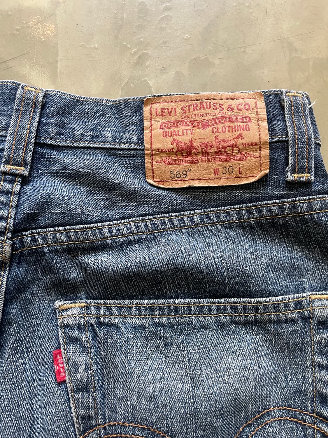 리바이스 569 반바지 (커팅X) 30 상품이미지6