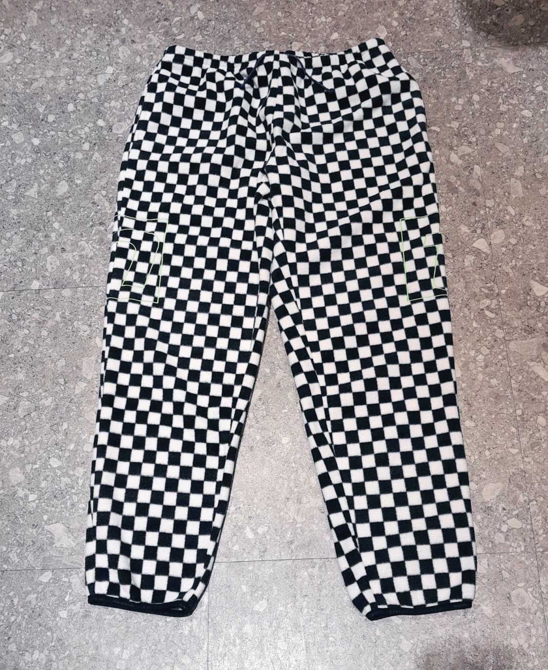 💥디스이즈네버댓 후리스 체커조거 팬츠 (L) 상품이미지1