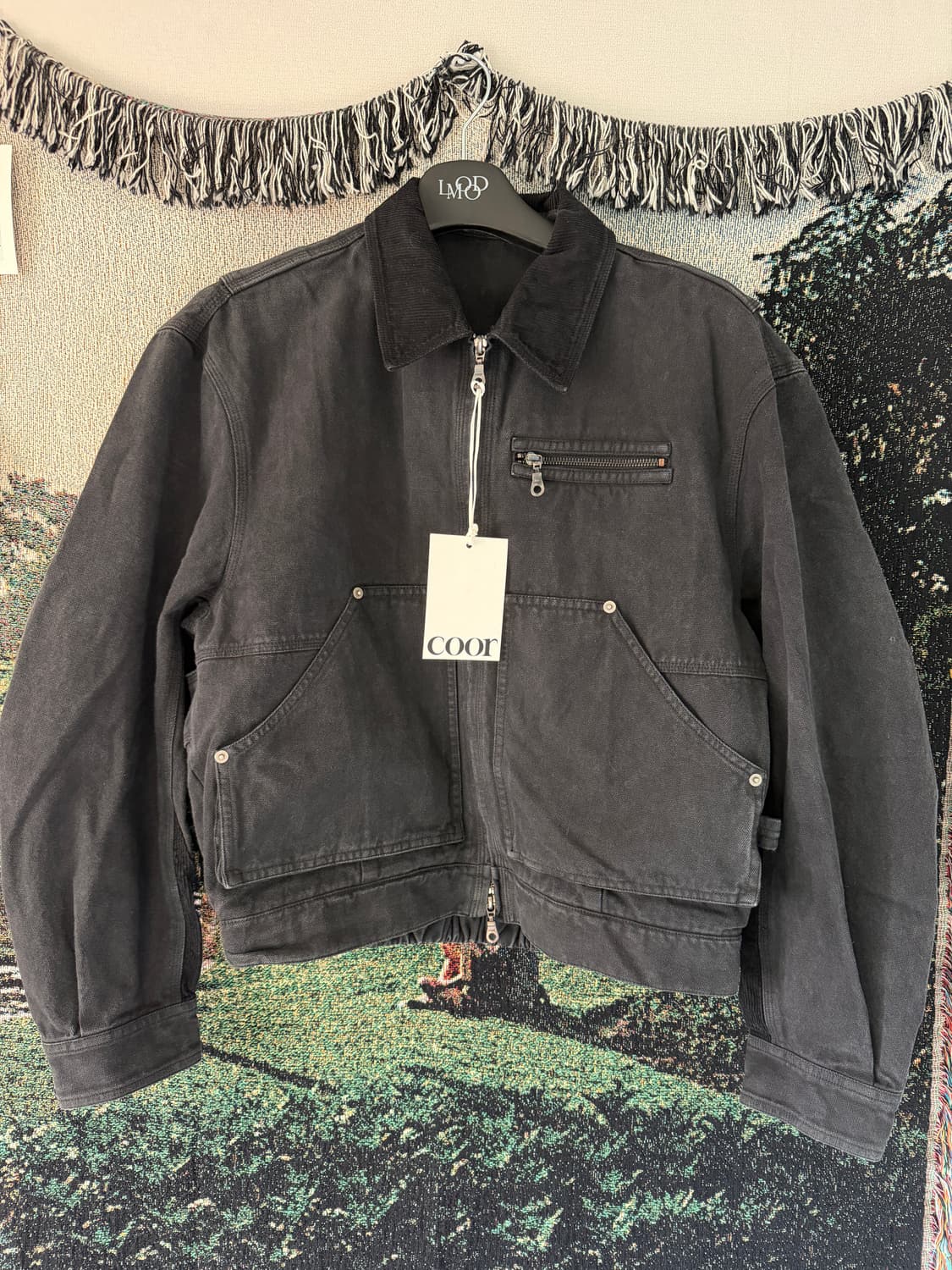 쿠어 오버다잉 페이디드 워크자켓 L 상품이미지4