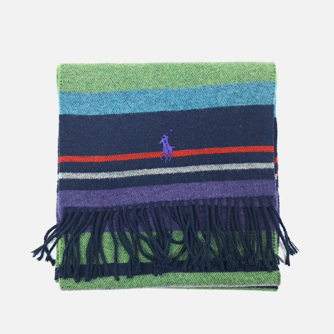 (MZ756)폴로 랄프로렌 멀티컬러 스트라이프 메리노 캐시 목도리 머플러 상품이미지5