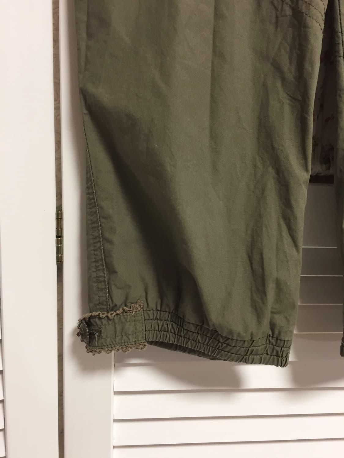 빈티지 엑시즈팜 카키 7부팬츠  상품이미지4