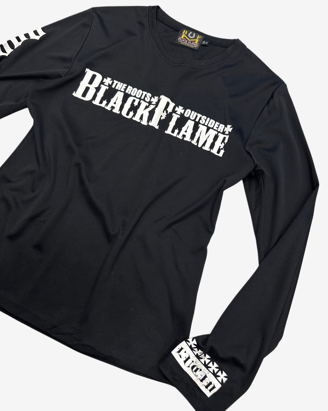 BLACK FLAME chopper logo poly t-shirt 상품이미지4