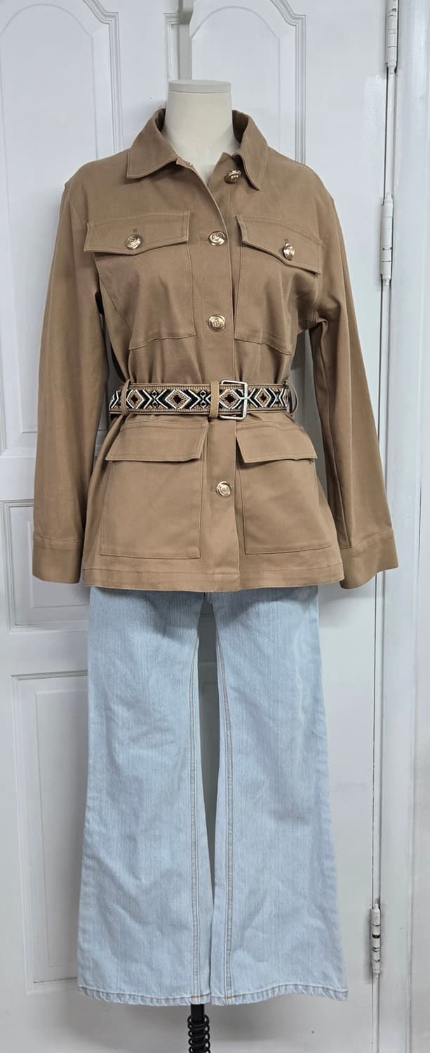 마쥬 비즈벨트 자켓 상품이미지3