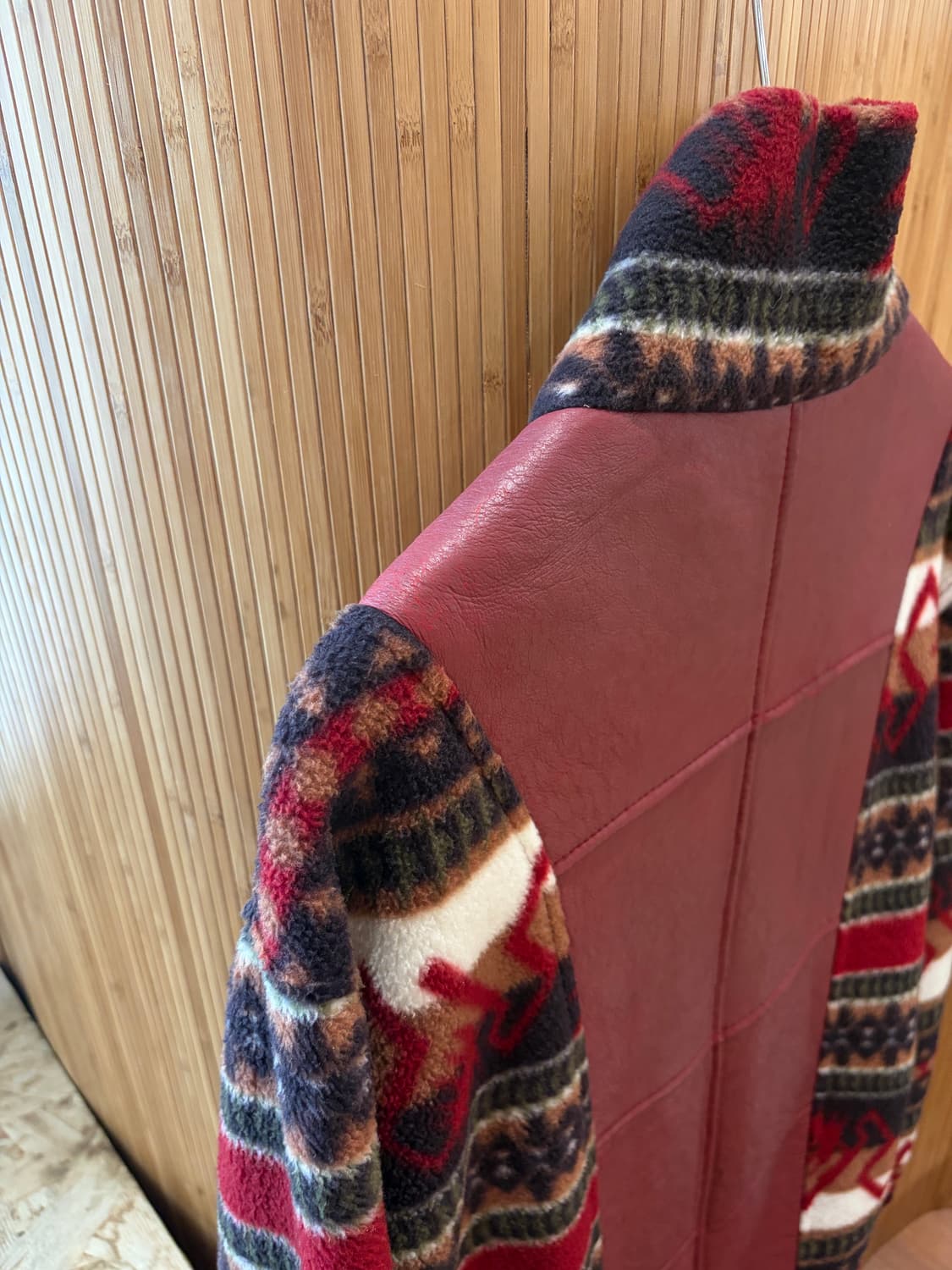 LEATHER FLEECE JACKET 상품이미지7