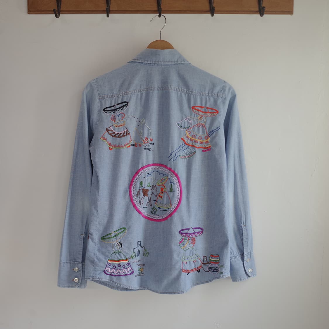 70‘s Levi's Hand Embroidered Shirt 상품이미지7