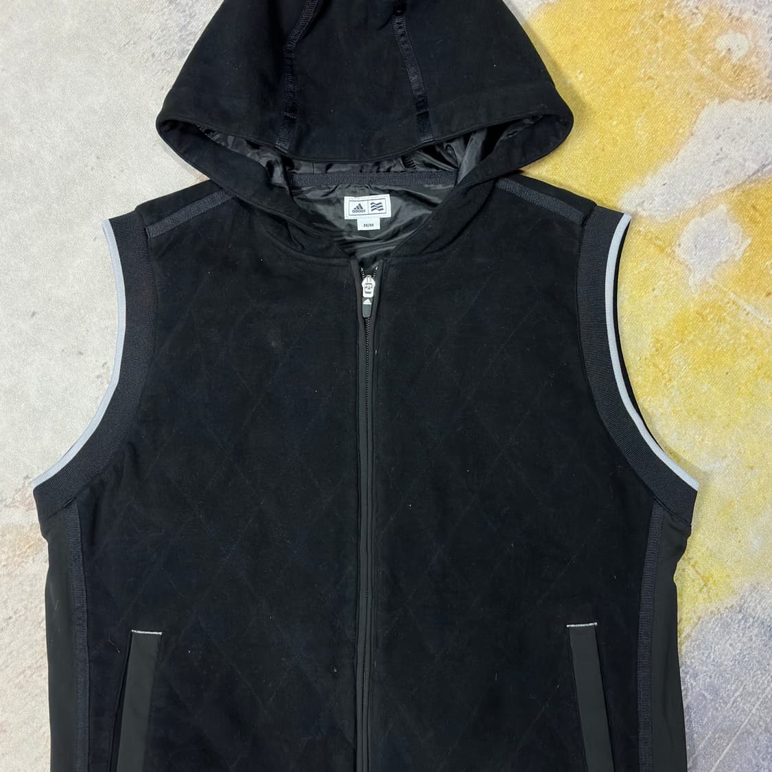 아디다스 골프 기모 베스트 후드 m 상품이미지2