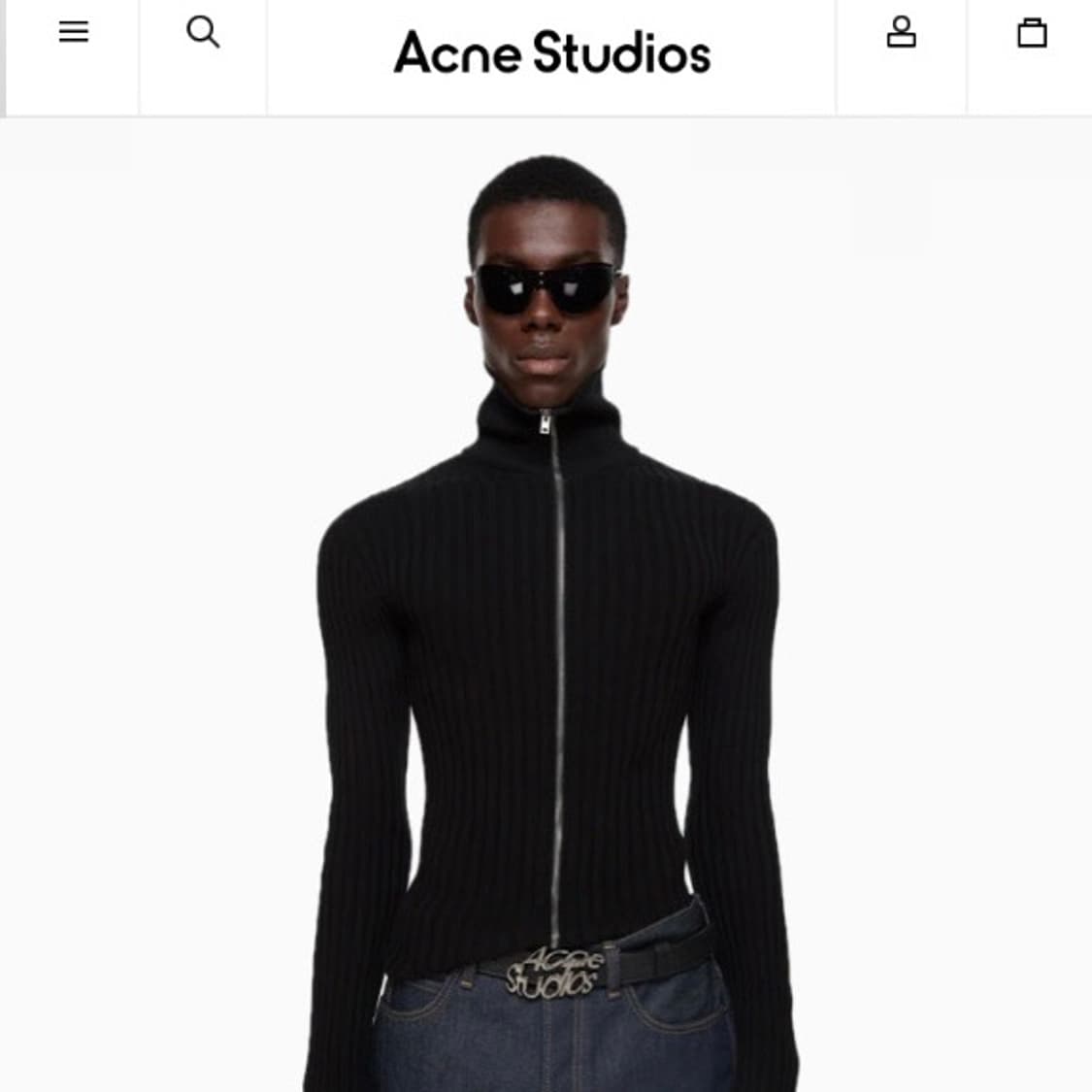 (M) 아크네스튜디오 25ss 투웨이 집업 니트 상품이미지1