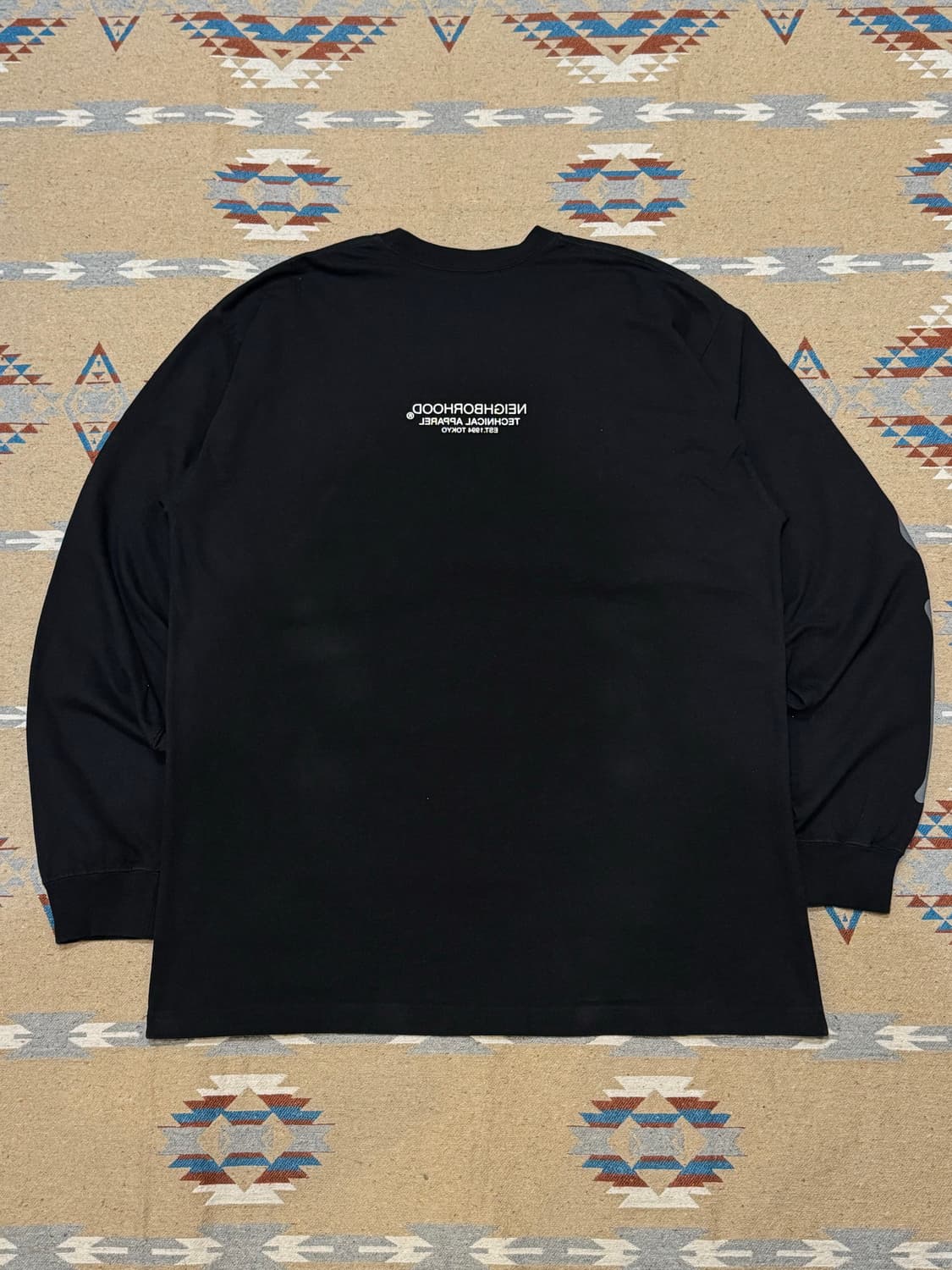 [L] 네이버후드 본 프린트 롱슬리브 블랙  상품이미지6