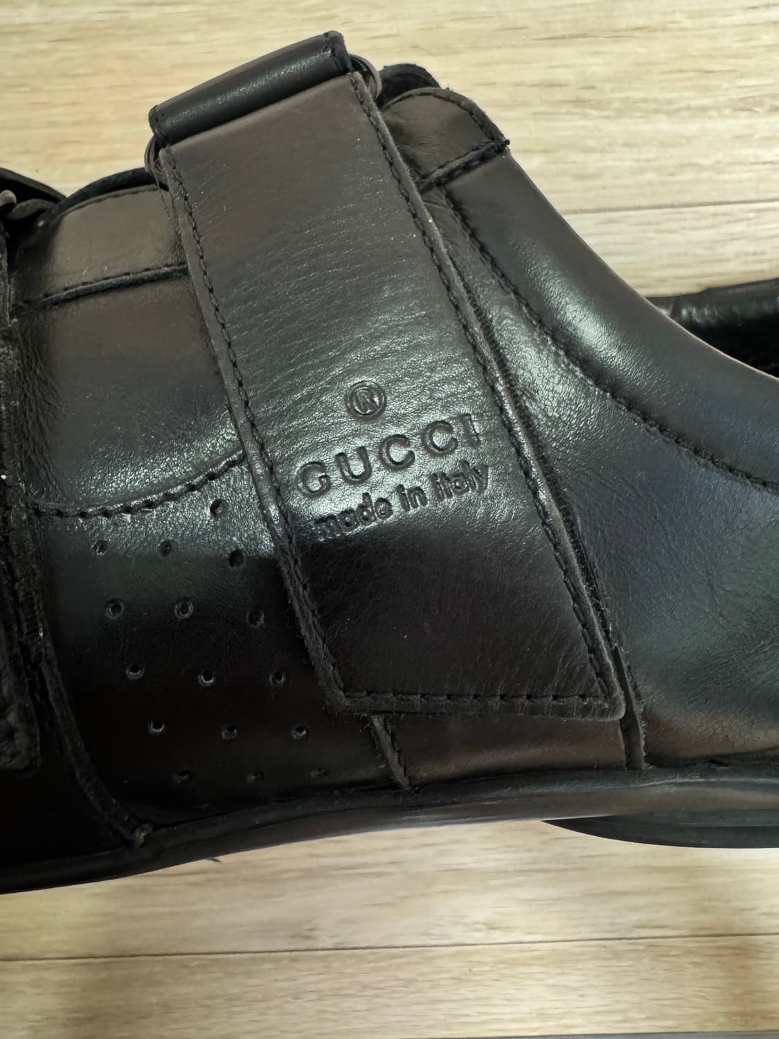 정품 구찌 레더 스니커즈 신발 285 상품이미지5