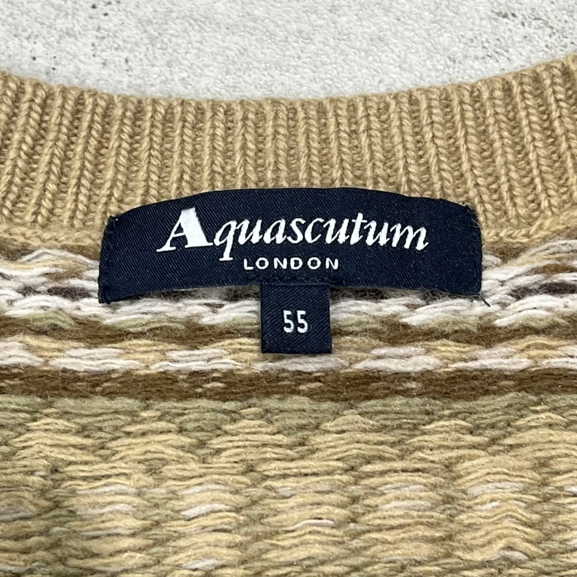 아쿠아스큐텀 페어아일 니트베스트 s09802 상품이미지5