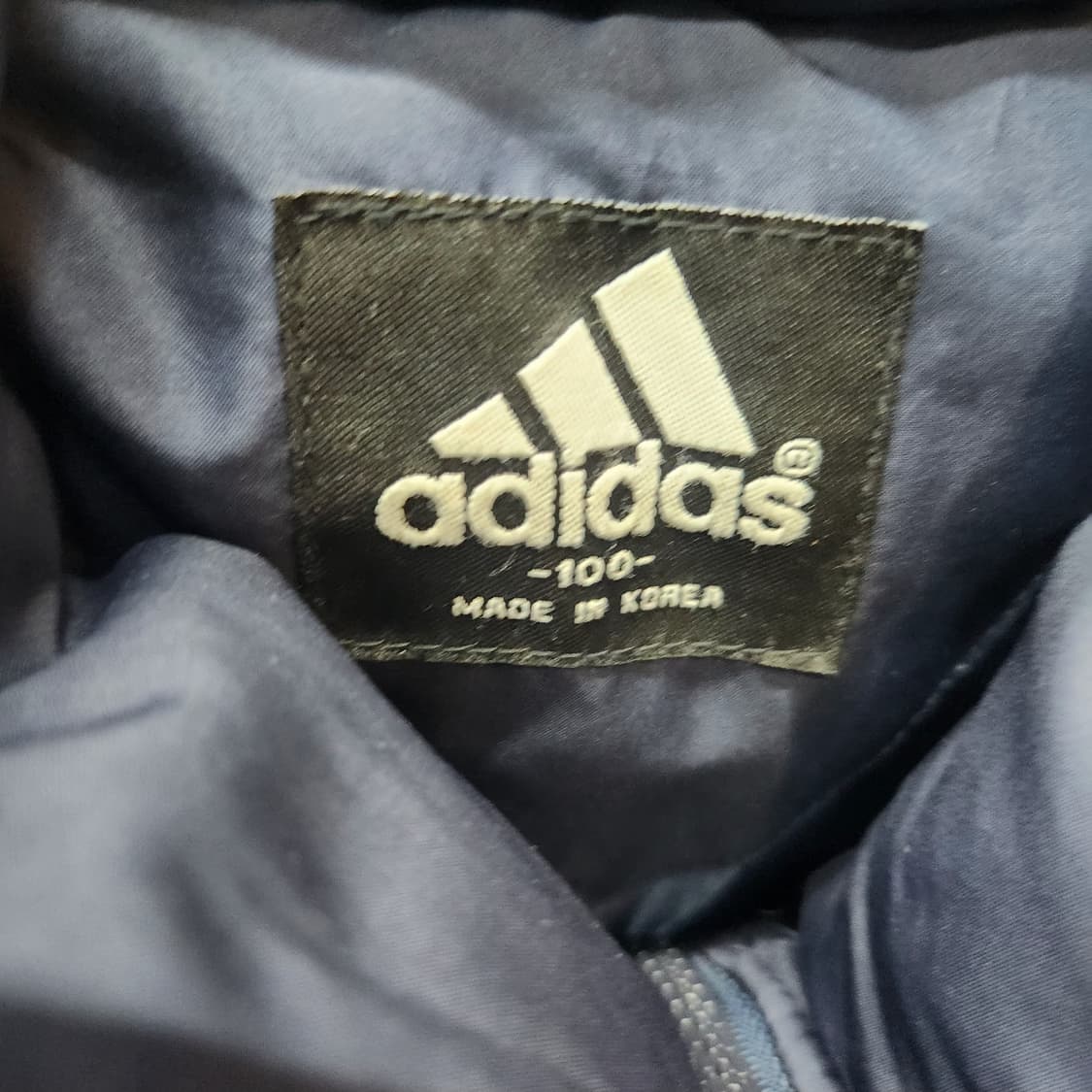 올드스쿨 아디다스 로고 덕다운 스트링 패딩 100(2XL) 상품이미지6