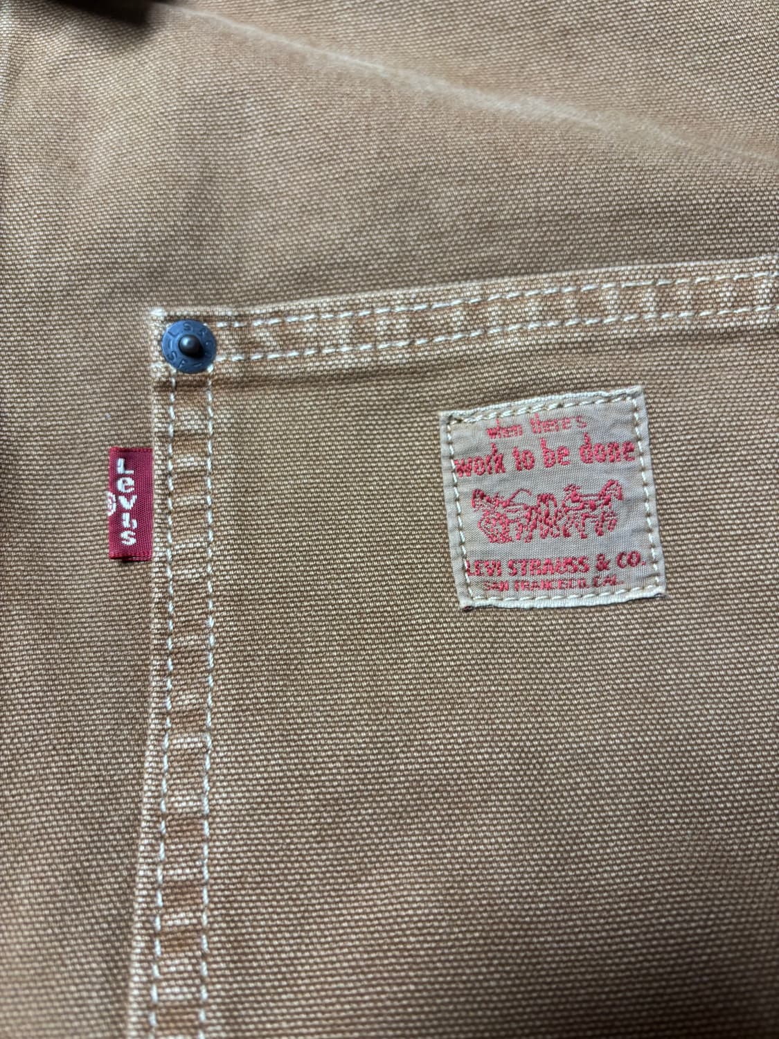 리바이스 / 선라이즈 트러커 자켓 - 카멜 브라운 / M 상품이미지5