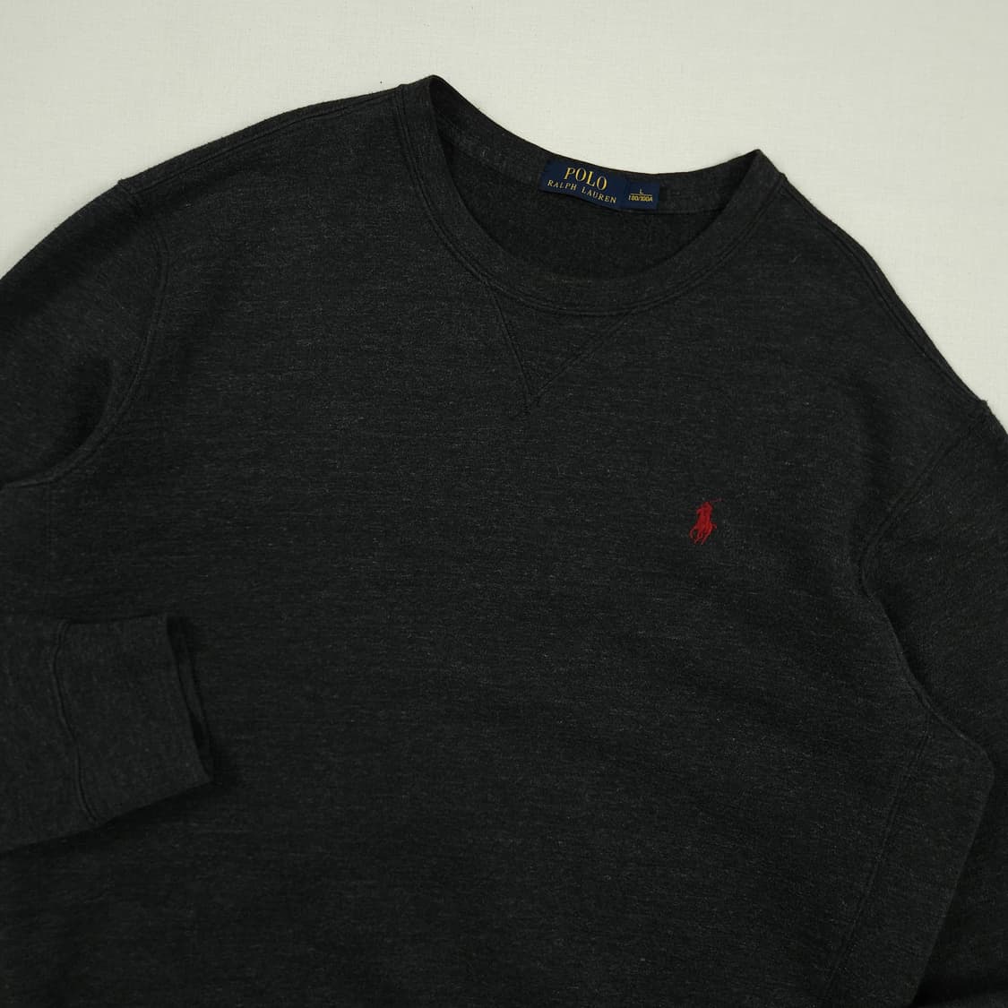XL(105) 폴로 랄프로렌 기모 맨투맨 스웻셔츠 차콜 상품이미지1