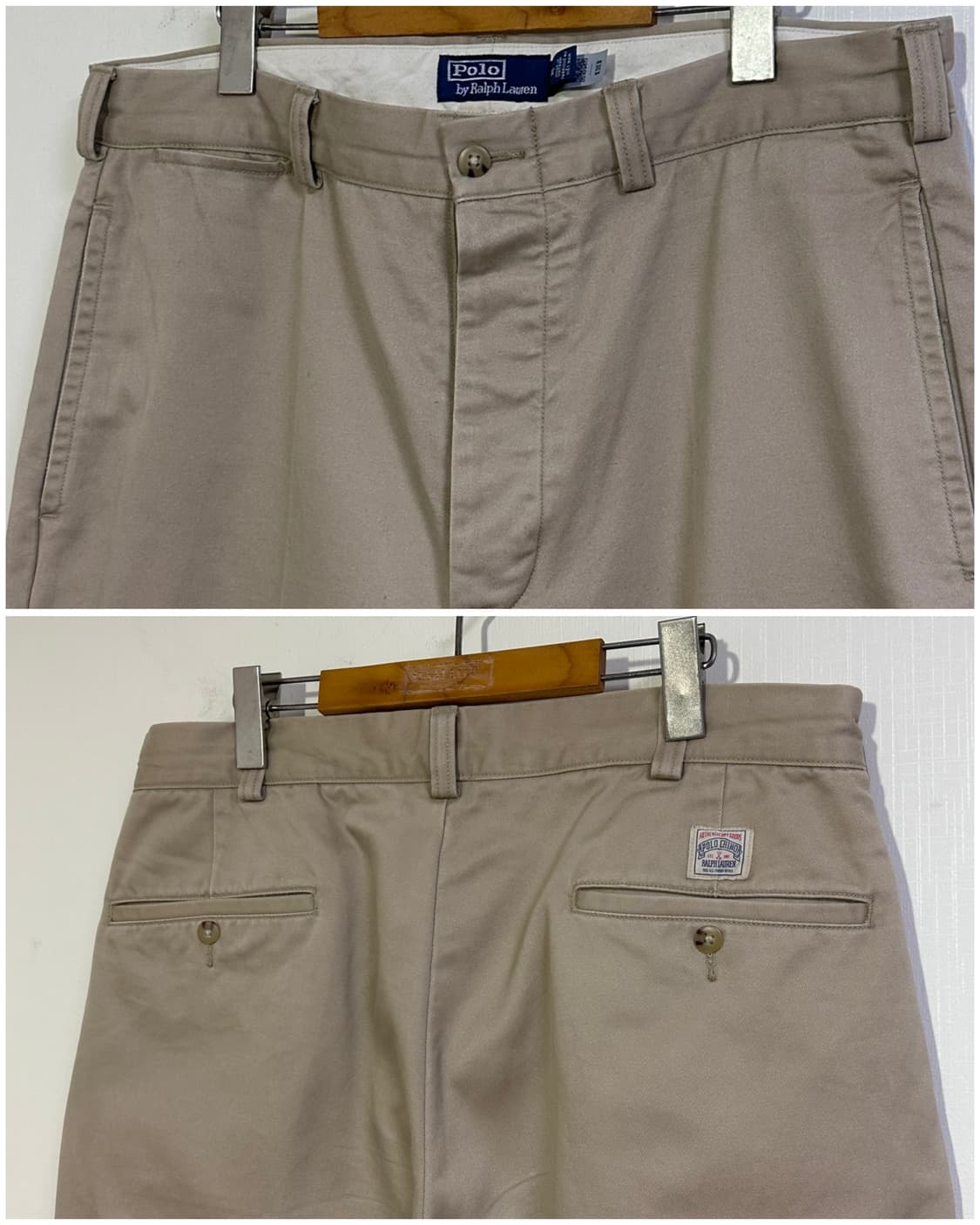 23SS) QR 신형 폴로 랄프로렌 빅치노팬츠 33/카키베이지 상품이미지4