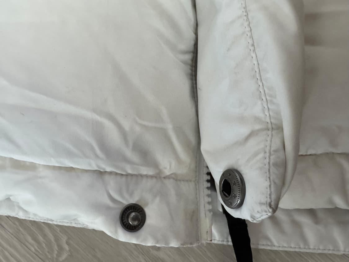 아디다스 흰색 오리털 패딩 M 상품이미지6