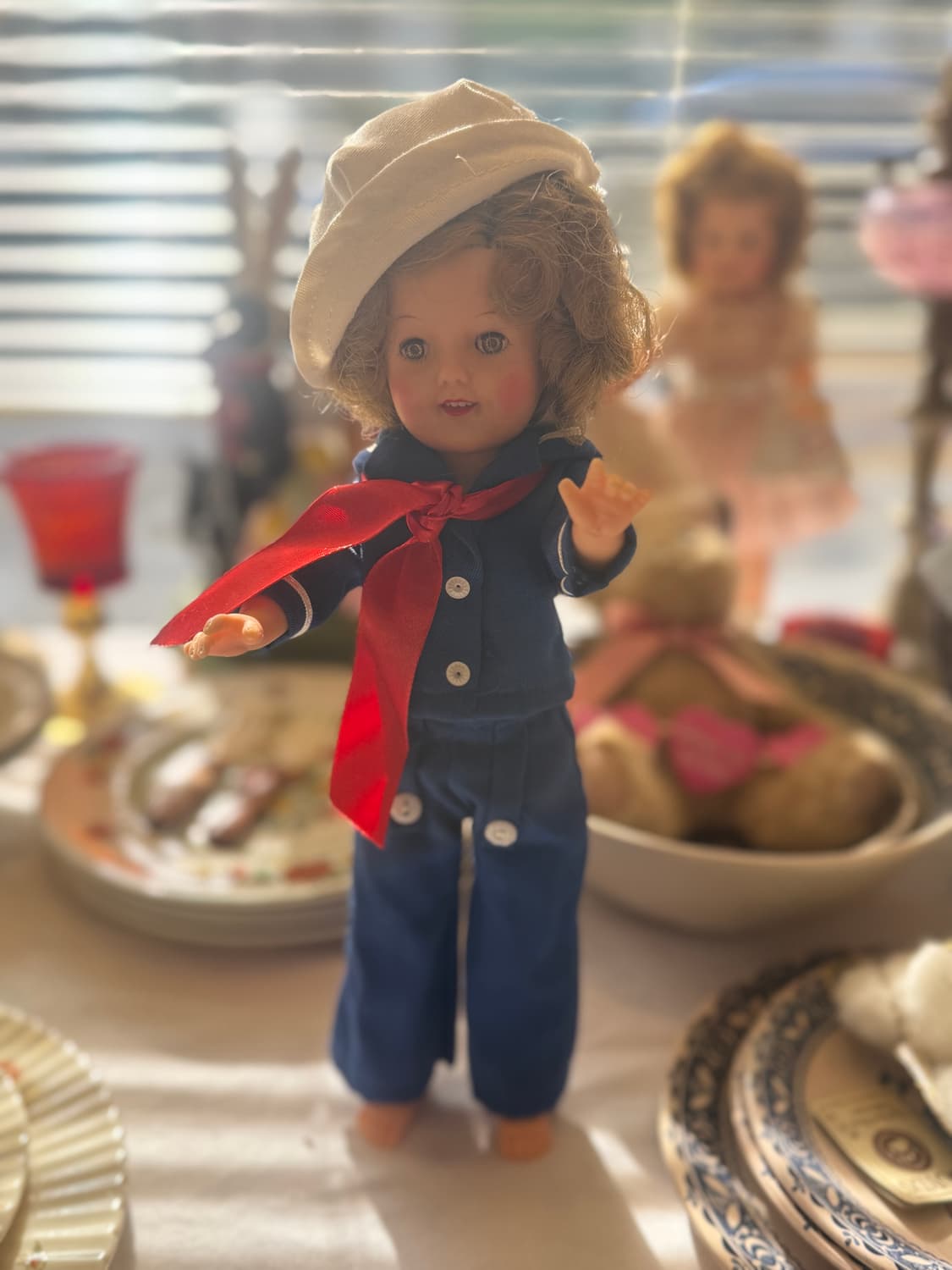 1930 셜리템플 미국빈티지인형/마린룩 상품이미지1