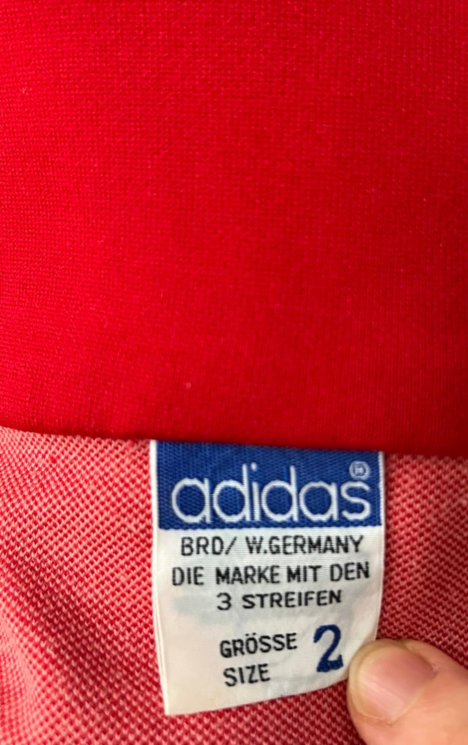 아디다스 져지 레드 화이트 흰빨 빨흰 상품이미지4