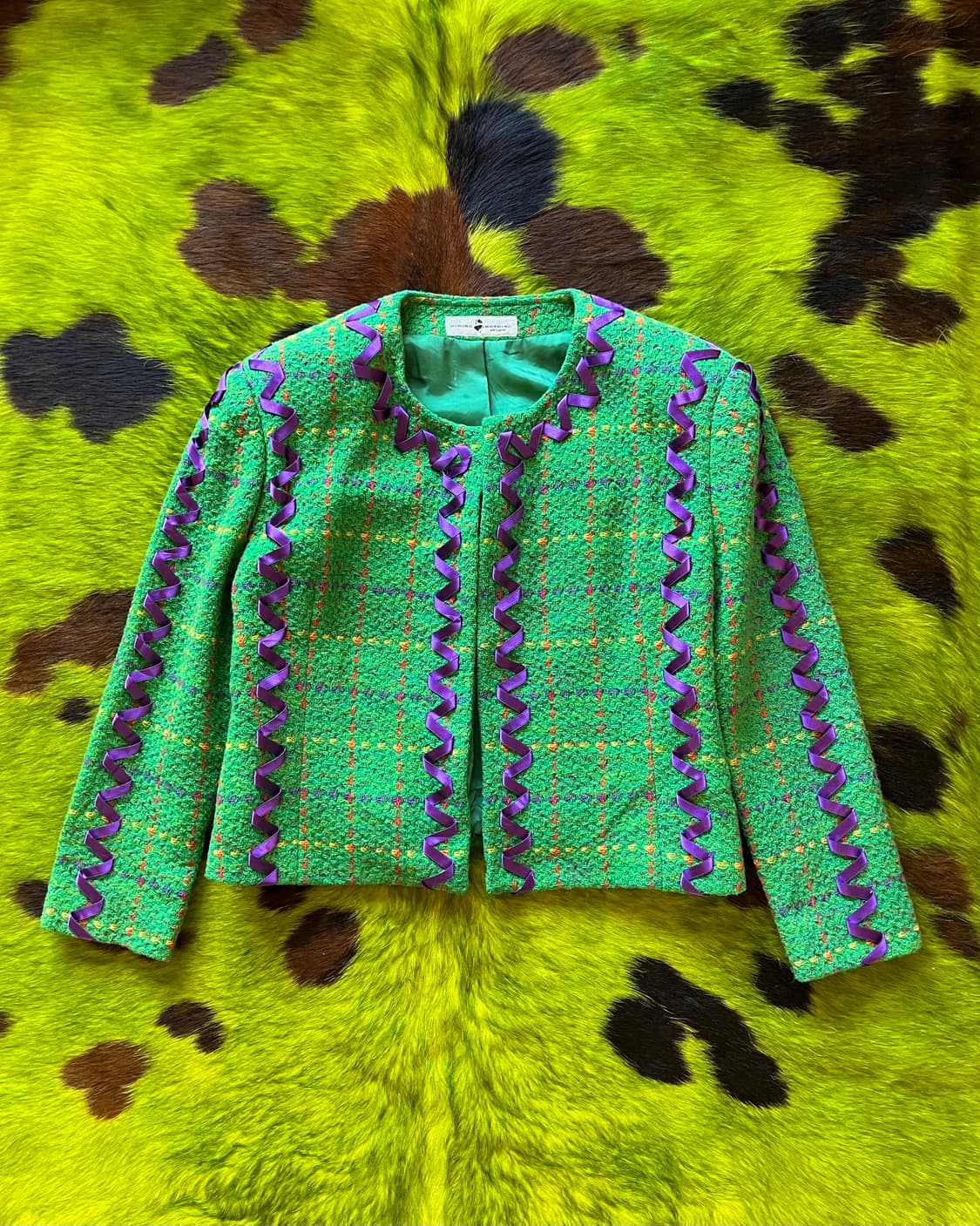 1980-90s HIROKO KOSHINO Old Tweed Jacket 상품이미지4