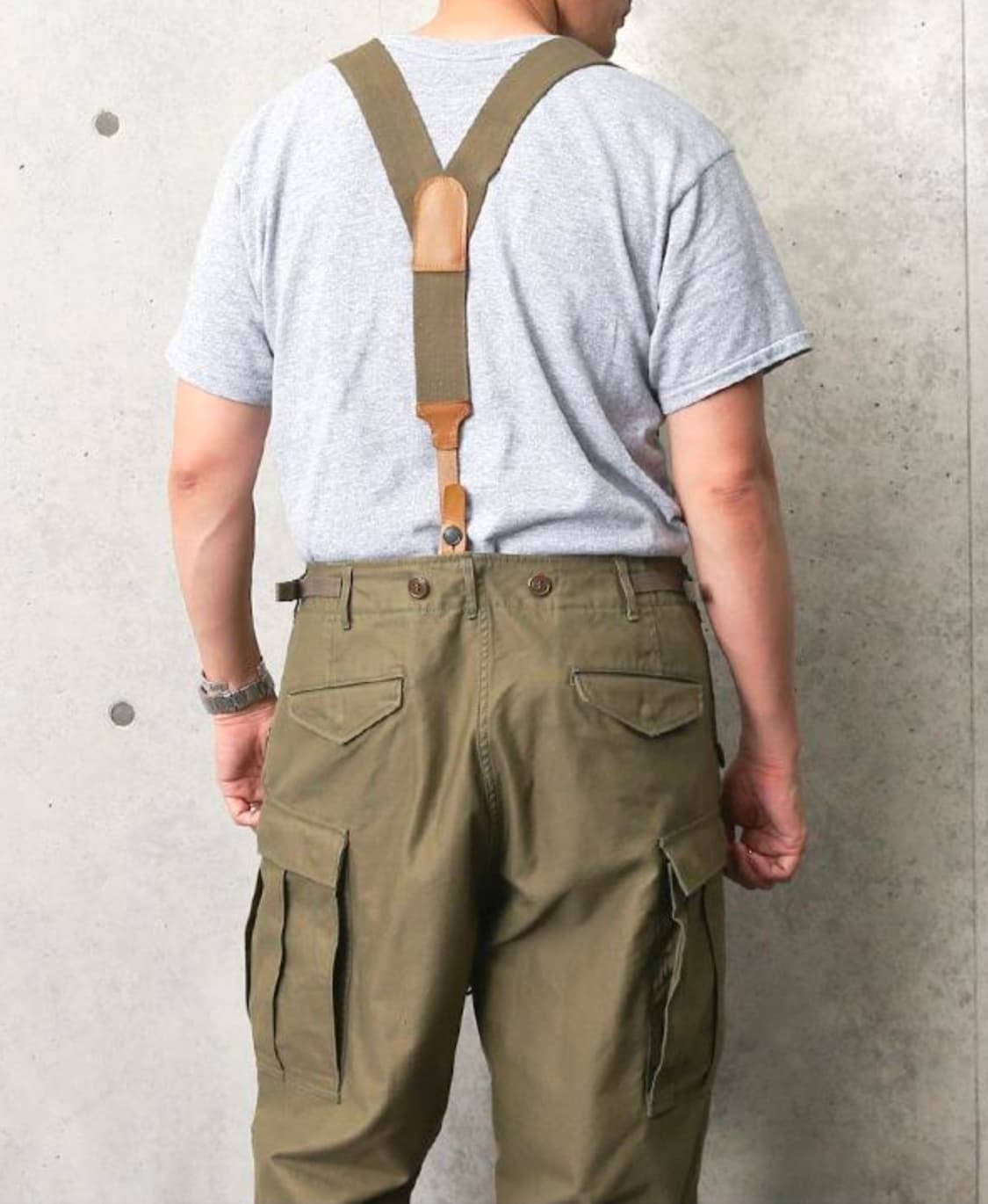 80s 웨스트저먼 밀리터리 동독군 서스펜더 상품이미지3