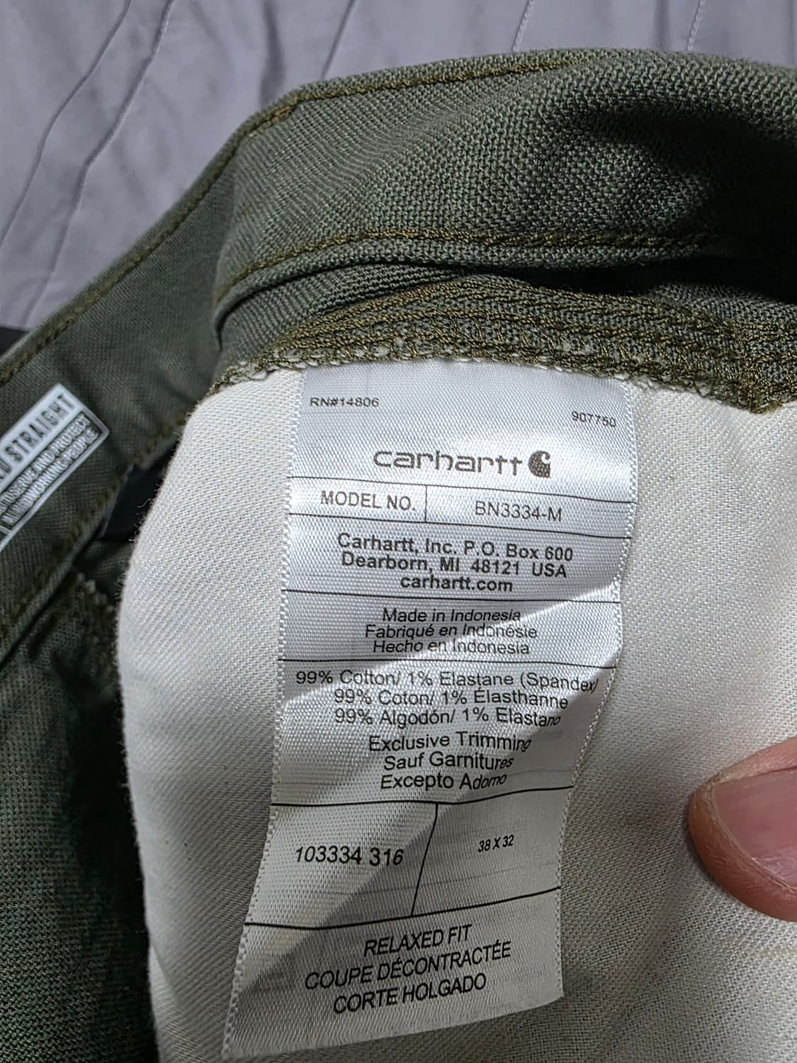 칼하트 103334 더블니 mos 상품이미지6