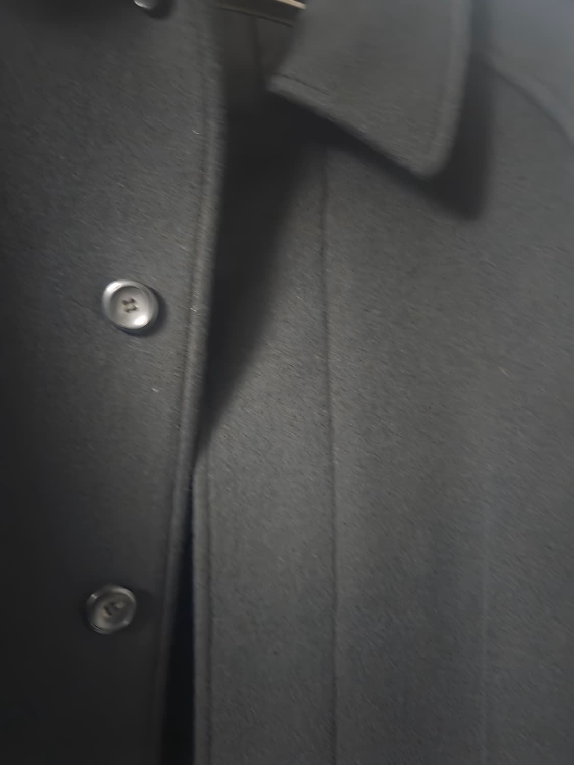 블랭크룸 24fw 발마칸 블랙 상품이미지3