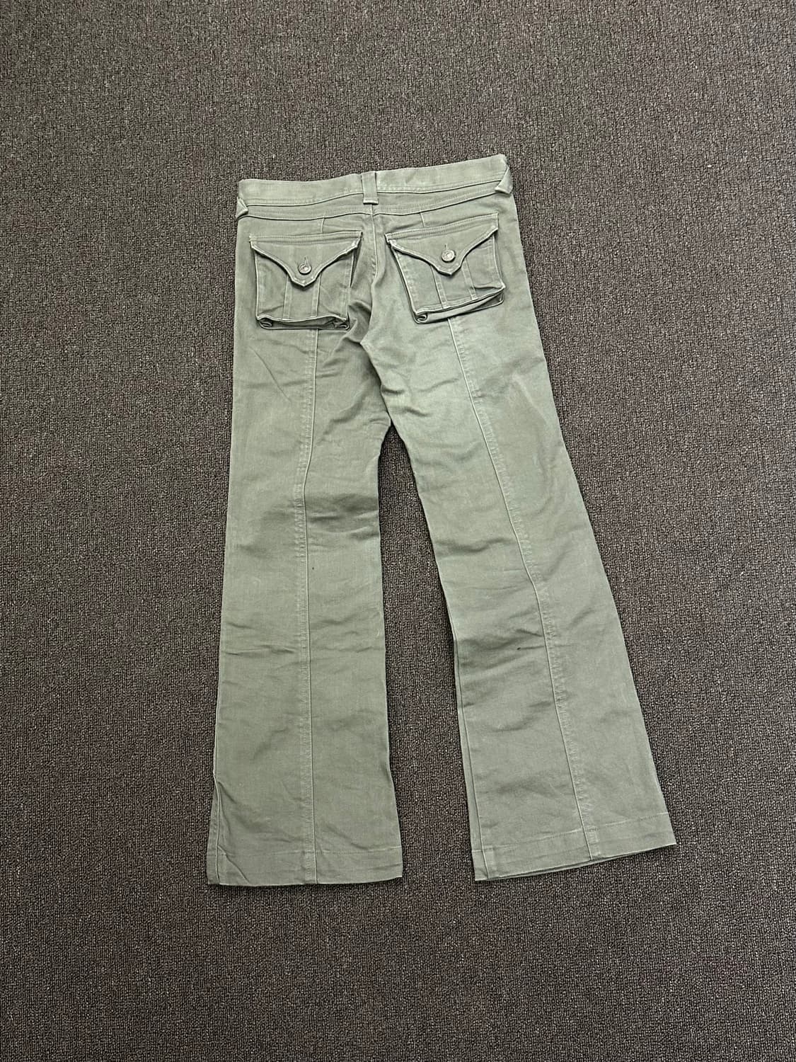 0)Japanese vintage 여성 부츠컷 카고팬츠 상품이미지8