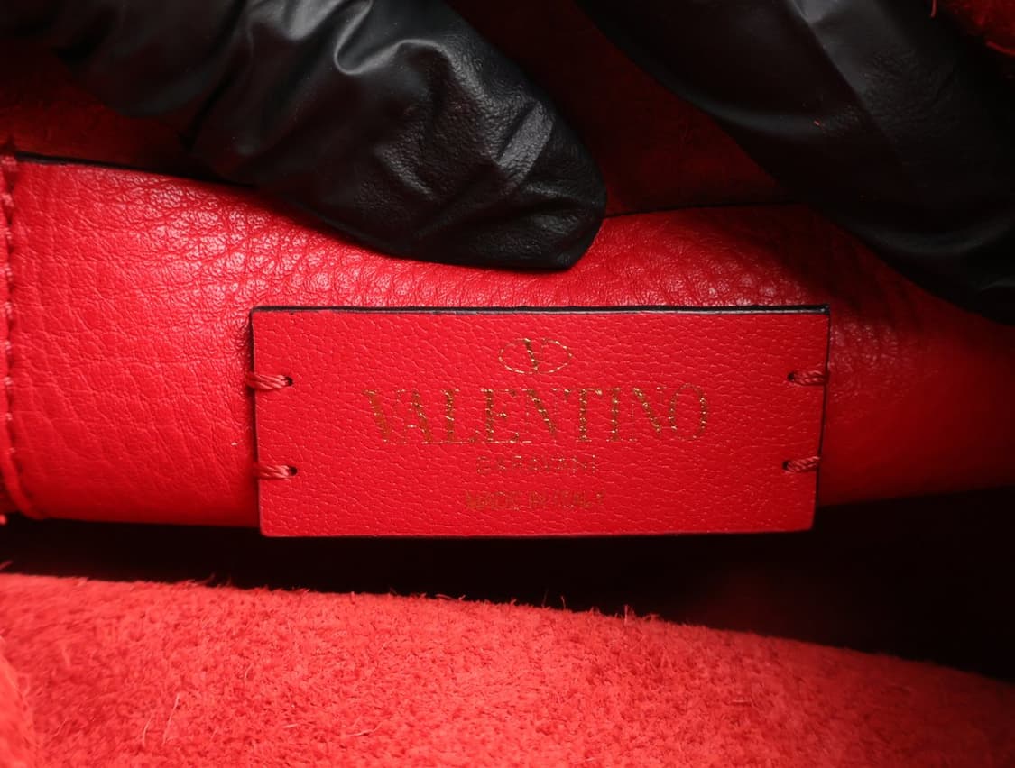 발렌티노 가라바니 락스터드 미니 크로스바디 백 레드 상품이미지8