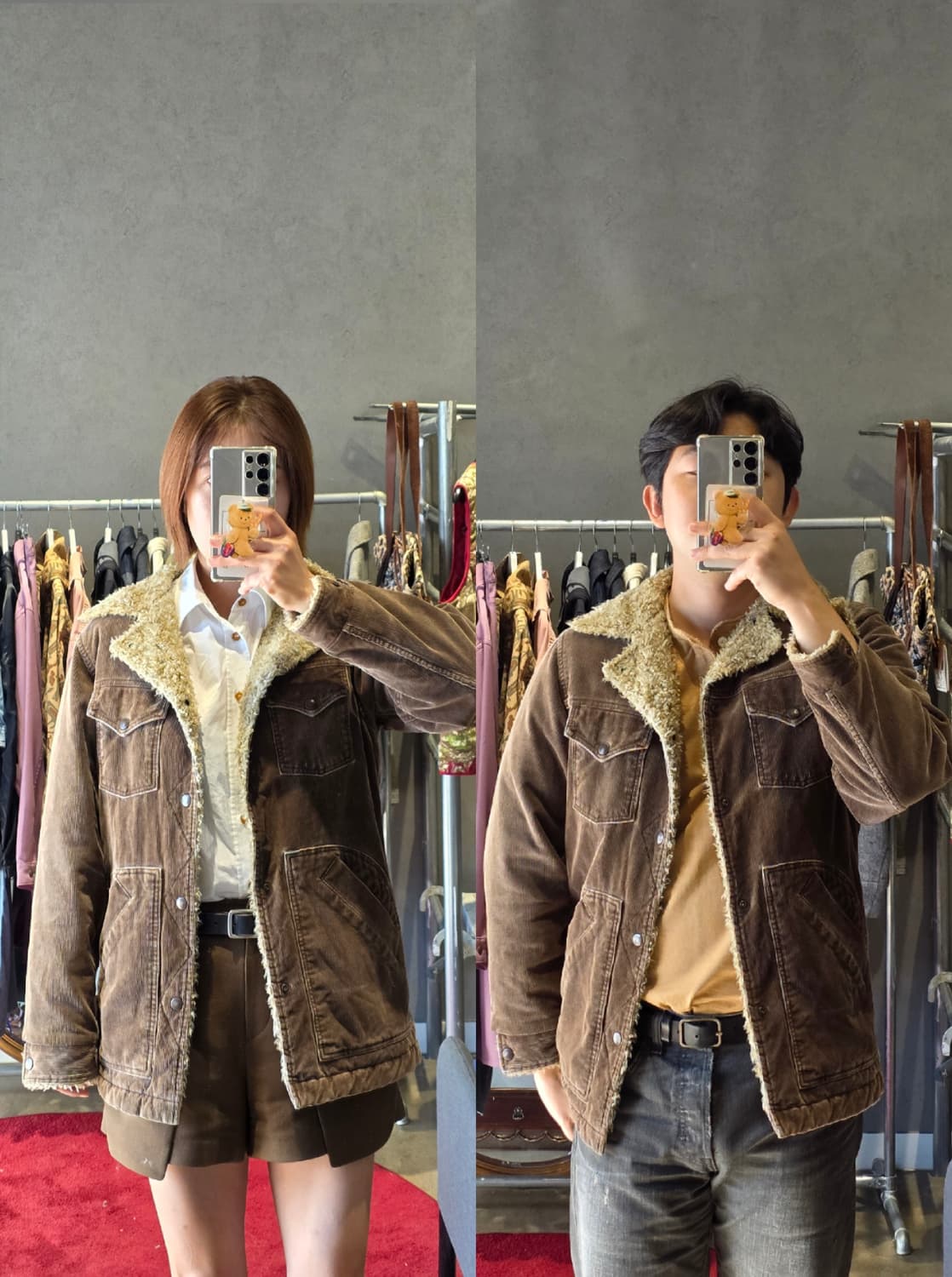 캐피탈 코듀로이 보아자켓 상품이미지3