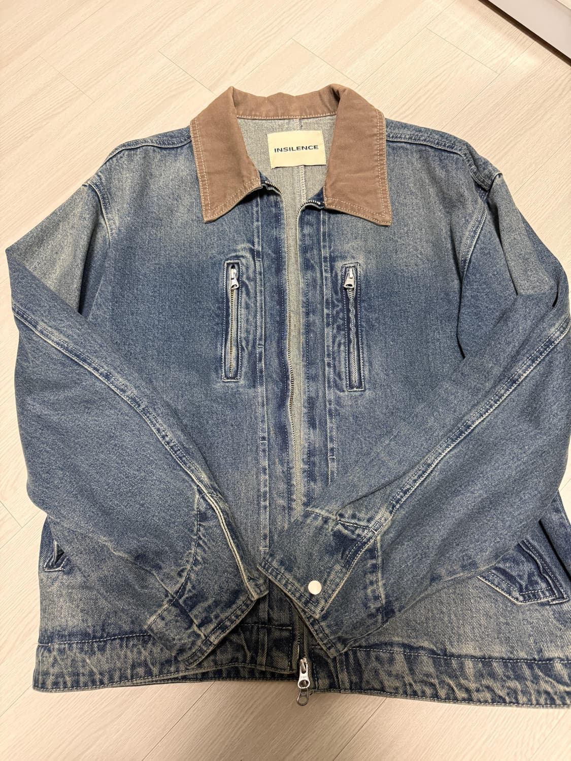 인사일런스 데님 자켓 상품이미지1