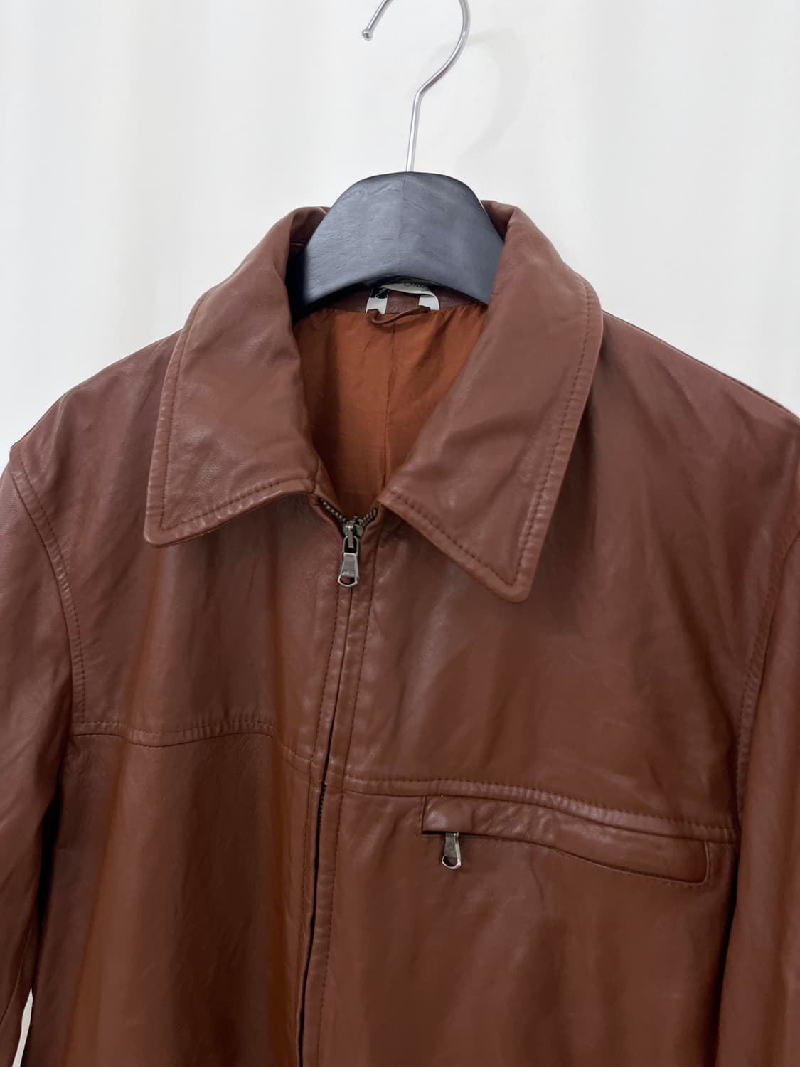 piccini lampo zipper leather jacket 상품이미지2