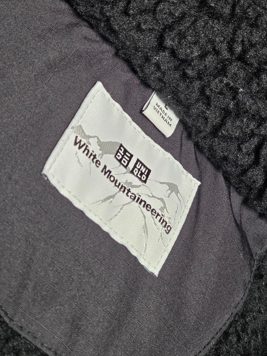 유니클로 화이트마운티어링(유니화이트) 풀오버 블랙 L 상품이미지2