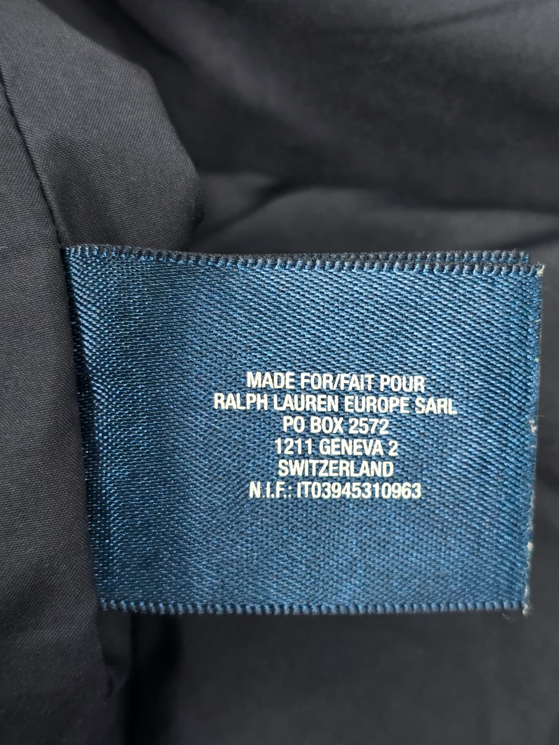 폴로 랄프로렌 네이비 퀼팅 경량 패딩 M 상품이미지5