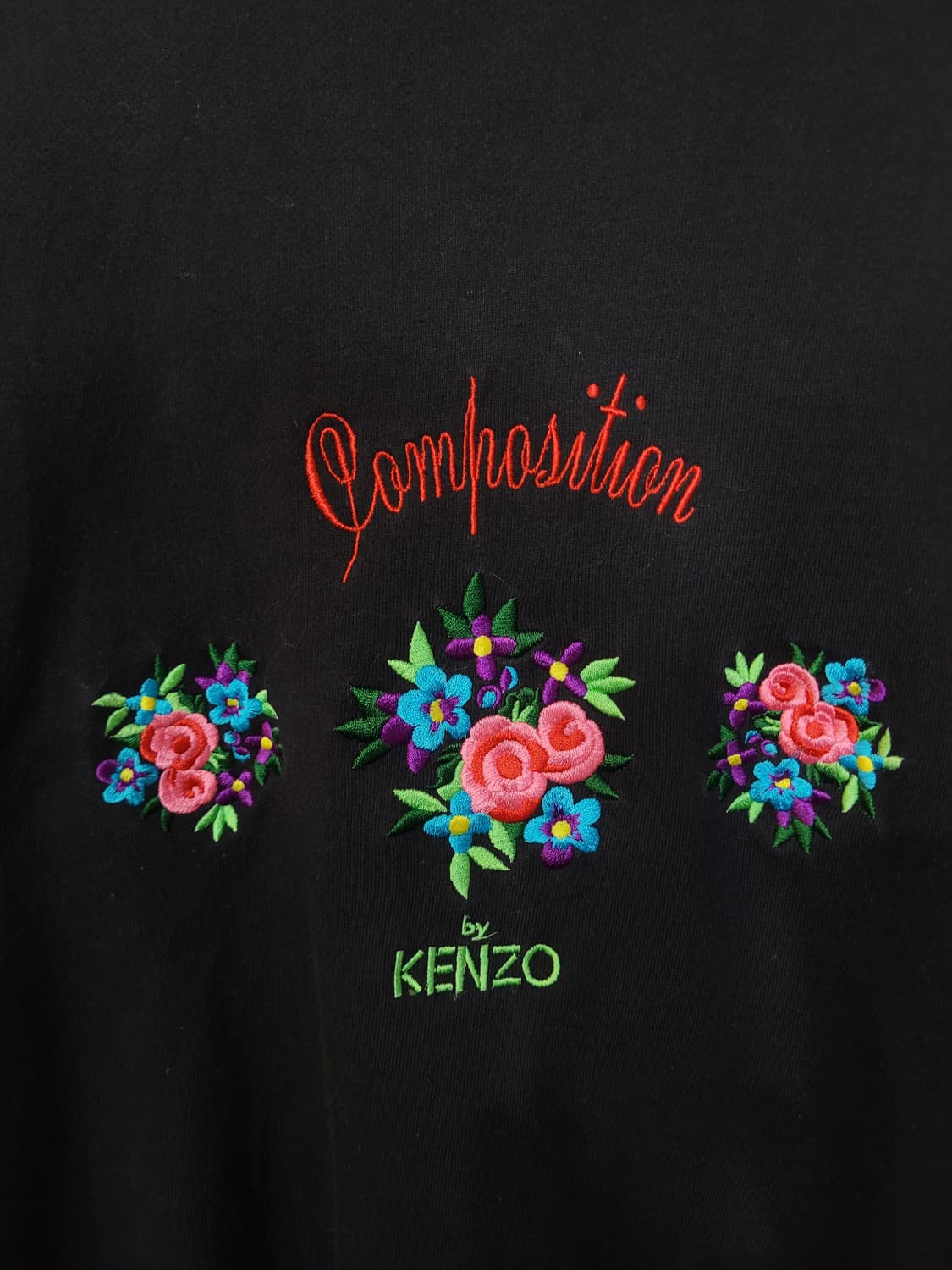 Composition by KENZO 겐조 플로럴 자수로고 맨투맨  상품이미지3