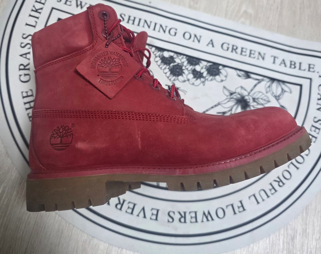 팀버랜드 6인치 워터프루프 프리미엄 레드부츠(250~255) 상품이미지4