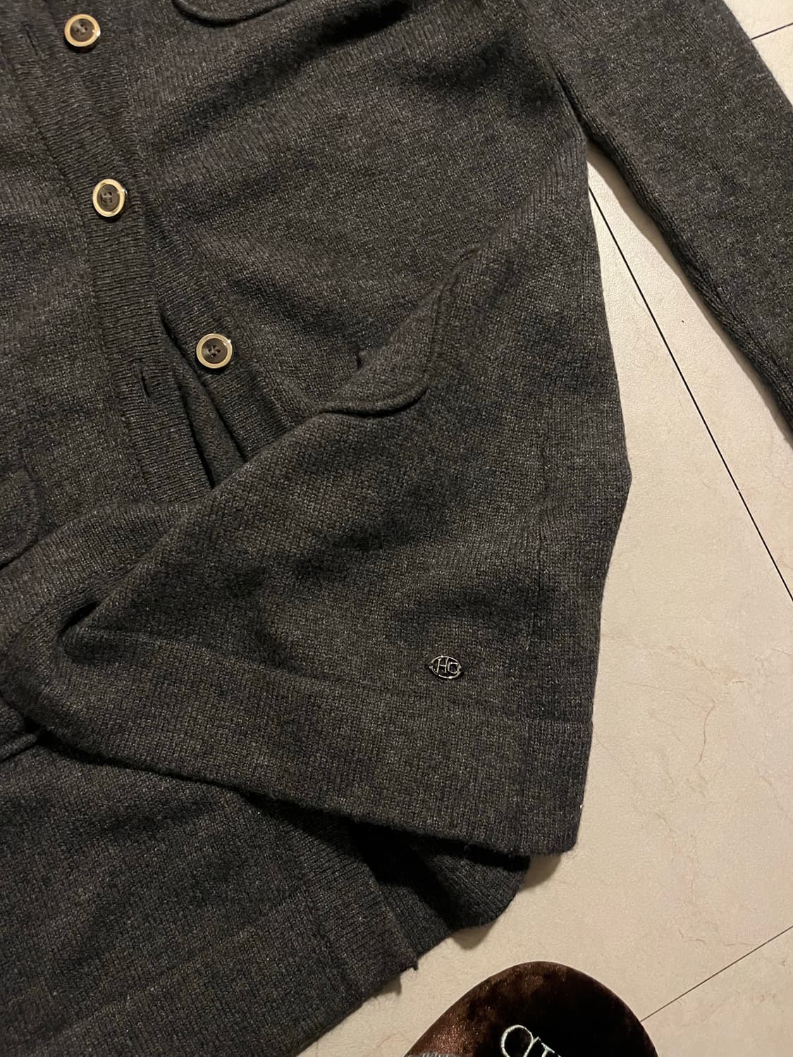 Made in england 캐시미어 헤리티지 가디건 코트 M 상품이미지6