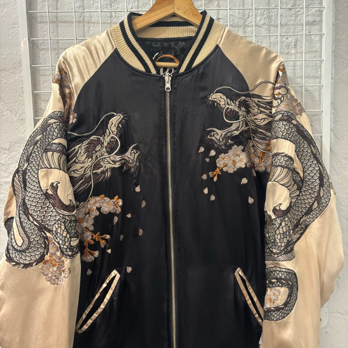 카라쿠리 타마시 리버시블 흑룡 스카쟌 2XL 상품이미지3