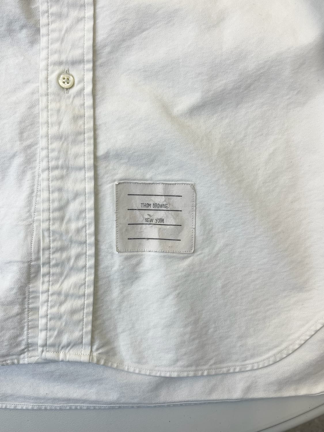 톰 브라운 4-Bar 그로스그레인 암밴드 셔츠 상품이미지4