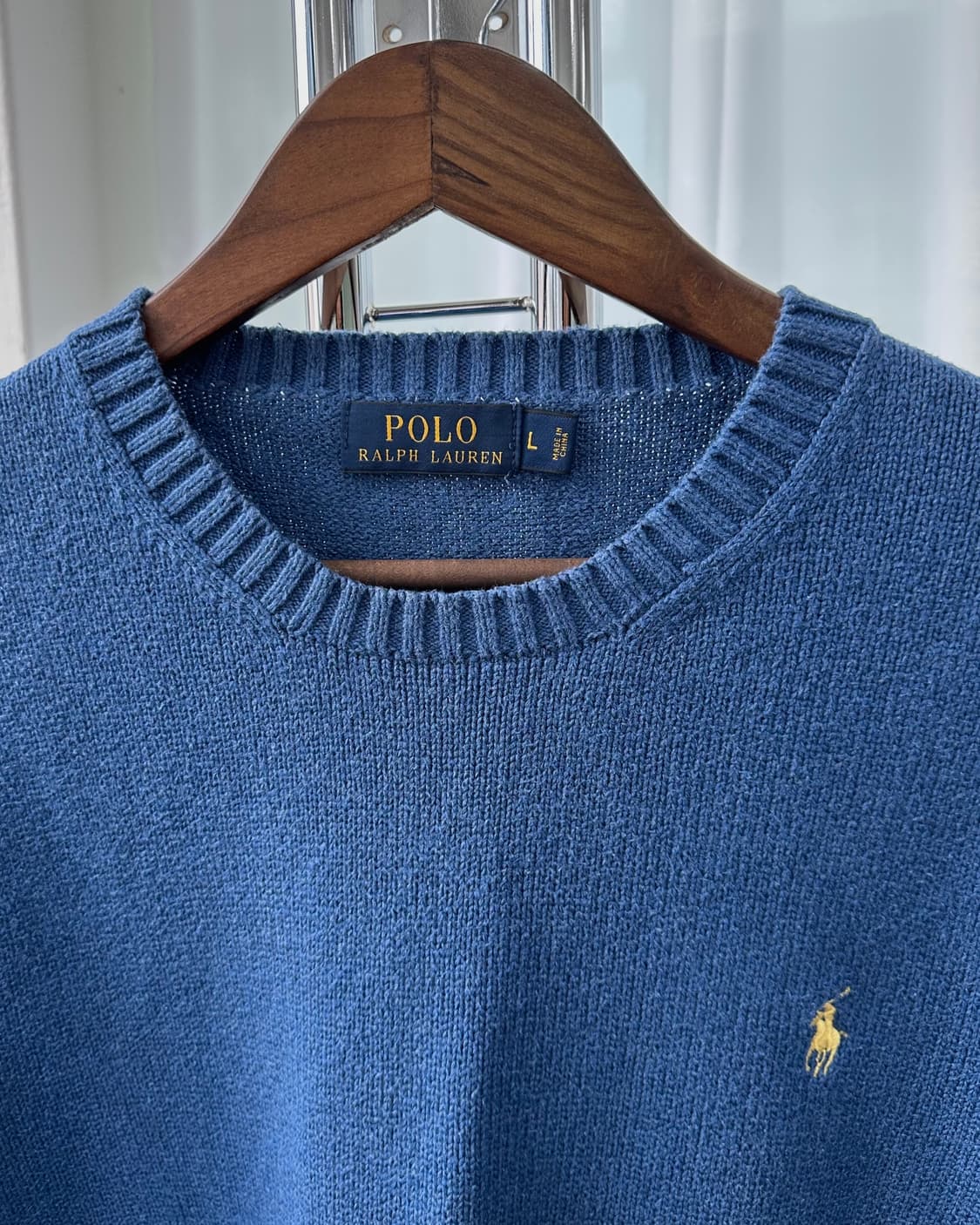 [M-L]폴로 랄프로렌 라운드넥 코튼 니트 상품이미지8