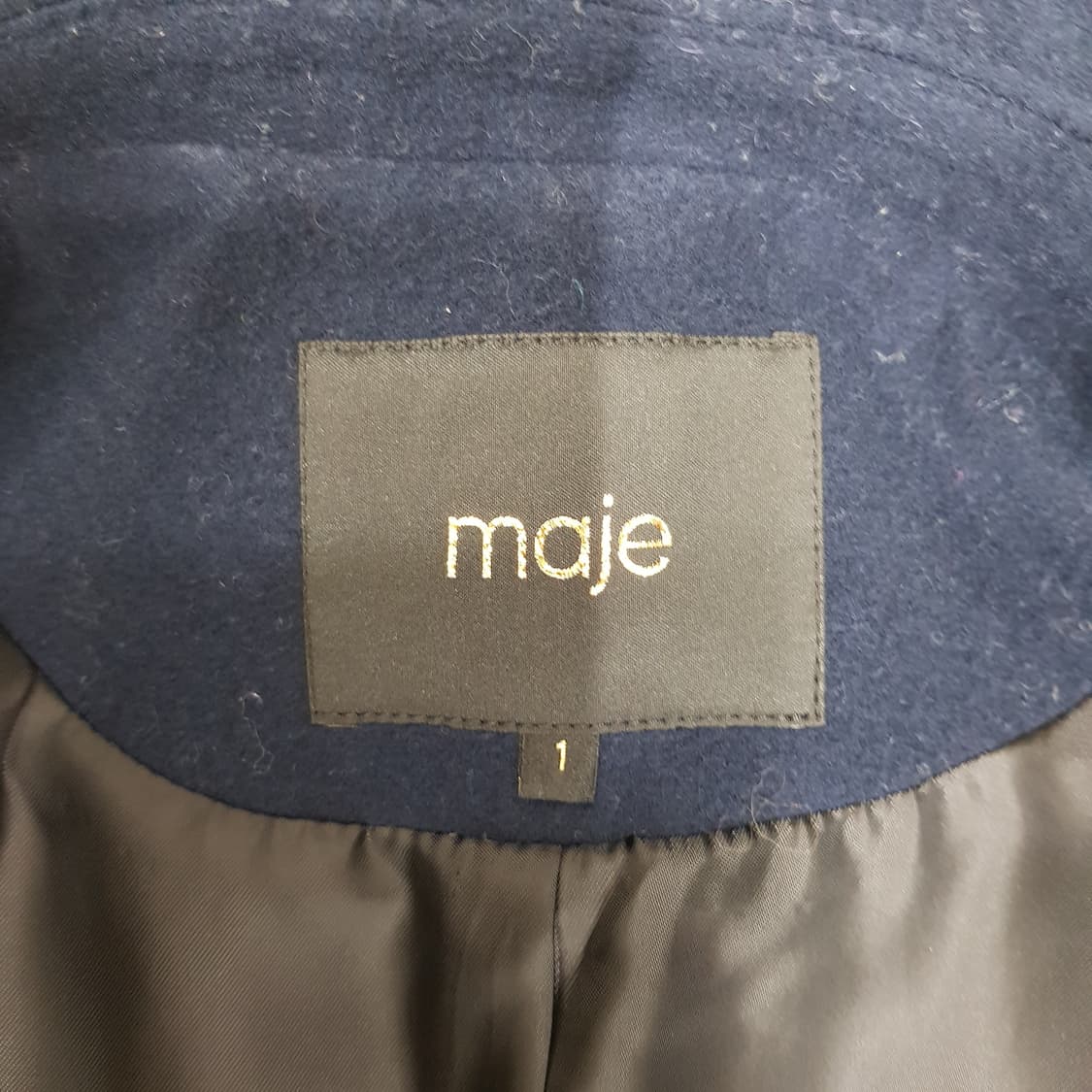 maje 마쥬  더블 버튼 롱 코트 38사이즈 상품이미지7