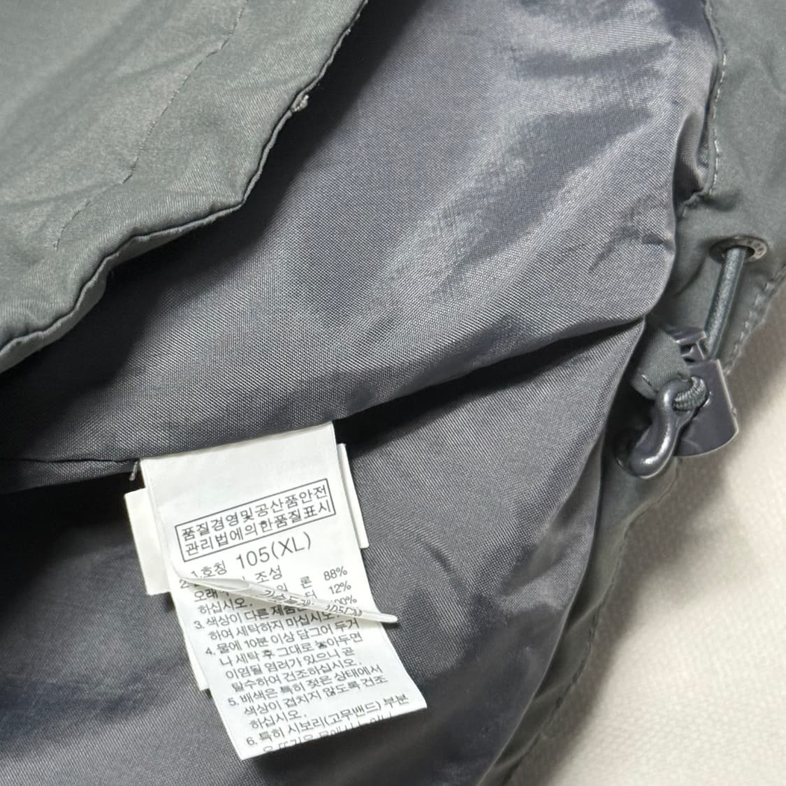 🫶🏻노스페이스 그레이 바람막이🫶🏻 상품이미지5