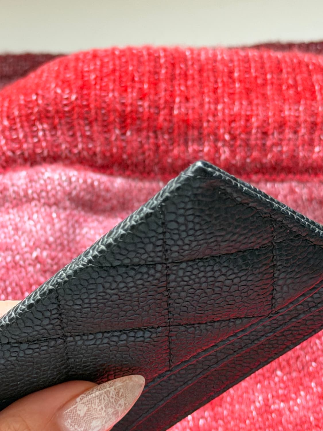 샤넬 카드지갑 캐비어 금장 31번대 상품이미지7